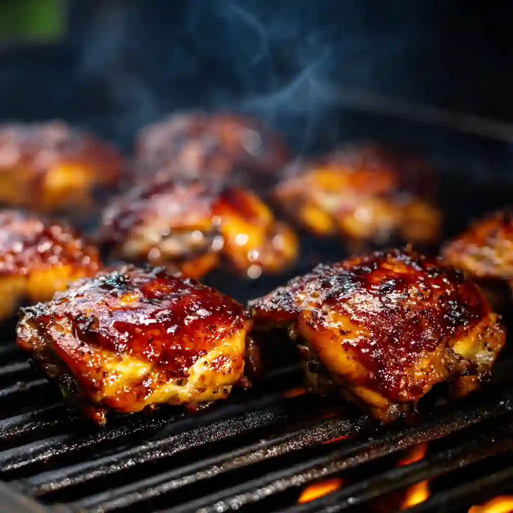 chipotle honey chicken grilling step